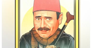ذكرى رحيل الفنان ممدوح عبد العليم فى كاريكاتير اليوم السابع