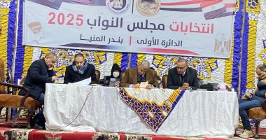 اللجان الفرعية بالمنيا تعلن الحصر العددى للمرشحين فى دوائر المحافظة