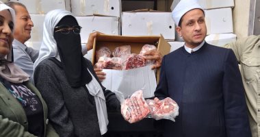 استلام 2 طن لحوم صكوك إطعام لتوزيعها على الأسر الأولى بالرعاية فى بورسعيد