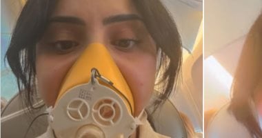 رحمة عصام تتحدث عن لحظات الرعب التى عاشتها بسبب عطل محركات الطائرة التى كانت بها