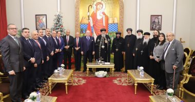 رئيس مجلس الدولة يهنئ البابا تواضروس الثاني بمناسبة عيد الميلاد المجيد