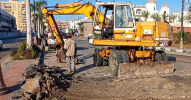 بدء العمل في توصيل المرافق لاستاد النادي المصري الجديد.. صور