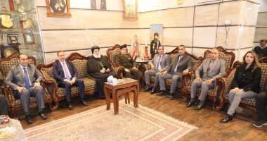 محافظ المنوفية يهنئ الأنبا بنيامين بأعياد الميلاد المجيدة بمطرانية المنوفية