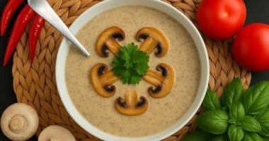 طريقة عمل الشوربة بالجبنة والمشروم بتريكات الشيفات المحترفين