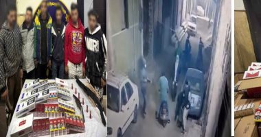 ضبط 6 أشخاص بحوزتهم أسلحة وسجائر مهربة بالقليوبية