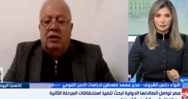 مدير معهد فلسطين لدراسات الأمن القومى: مصر دائما مع حل الدولتين