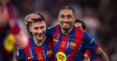 برشلونة يسجل 4 أهداف فى شوط ويحقق أرقاما قياسية جديدة فى السوبر الإسباني 