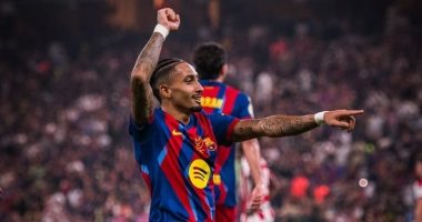 برشلونة يكتسح أتلتيك بيلباو بخماسية ويتأهل لنهائى السوبر الإسبانى