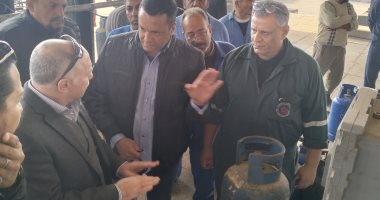 زياره مفاجئة لمحطة تعبئة الغاز بالدقهلية والتشديد على الالتزام بالمعايير الفنية