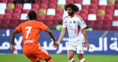 الجزيرة الإماراتي يكتسح عجمان بثلاثية نظيفة بمشاركة محمد النني.. فيديو