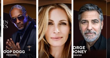 جورج كلونى وجوليا روبرتس ونيكى جلاسر و40 نجما يقدمون حفل جولدن جلوب