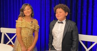 الطفل ريمون توفيق خلال البرنامج