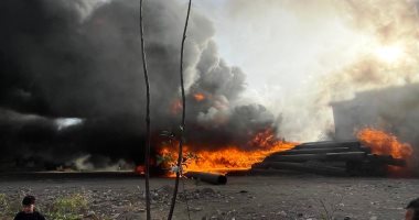 وصول 16 حالة إصابة باختناق لمستشفى أشمون العام فى حريق مخزن بالمنوفية