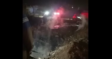 السيطرة على حريق المنوفية