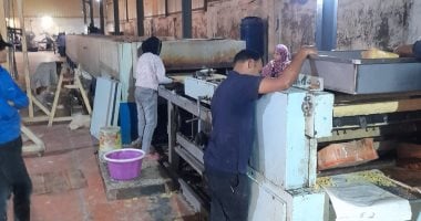 ضبط مصنع بسكويت بالإسكندرية للغش التجارى وتقليد علامة تجارية شهيرة