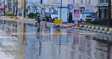أمطار نوة الفيضة الكبرى تضرب محافظة الإسكندرية