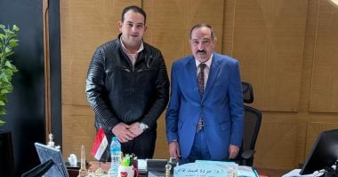 الدكتور جودة غانم والزميل محمد صبحى