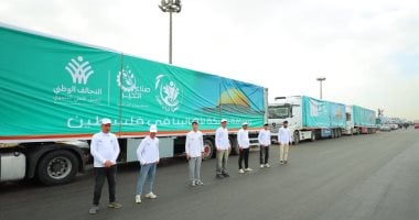 صناع الخير تجهز عدداً من شاحنات المساعدات لدعم الأشقاء فى قطاع غزة