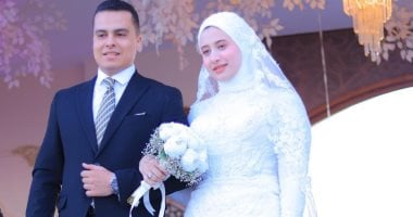 النقيب محمد الديب يحتفل بزفاف وسط الأهل والأصدقاء بمدينة طلخا