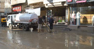 رفع مياه الأمطار وحملات نظافة وإزالة الإشغالات ورفع كفاءة الإنارة بمدن كفر الشيخ