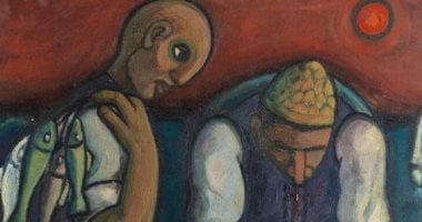 لوحة "صيادان" لـ أحمد مرسى فى مزاد سوثبى تعرض للبيع.. اعرف الثمن