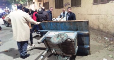 حملة مرافق بحي شرق سوهاج تضبط 285 مخالفة بمنطقة الأرقم