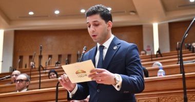 النائب أحمد علاء يؤدى اليمين الدستورية