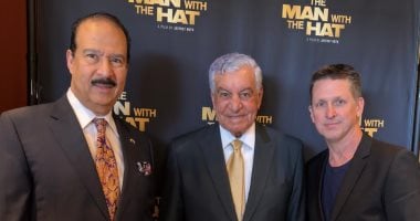 هوليود تحتفى بالعالم المصرى زاهى حواس فى العرض العالمى الأول لفيلم "الرجل ذو القبعة"