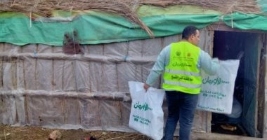 توزيع 500 بطانية على الأسر الأولى بالرعاية فى 4 قرى بكفر الشيخ