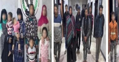 ضبط 13 متهما لاستغلال 19 طفلا فى التسول بالجيزة