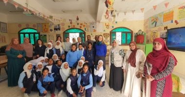وفد حكومى ألمانى يشيد بتجربة التعليم المجتمعى بمدينة الزينية بالأقصر.. صور