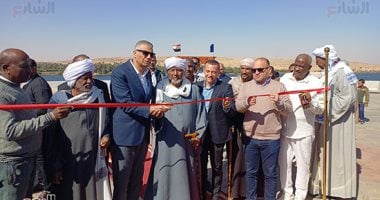 محافظ أسوان يفتتح ممشى أبو هور السياحى باحتفالات العيد القومى.. فيديو وصور
