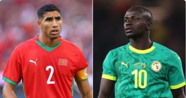 ساديو ماني وأشرف حكيمي ثنائي السنغال والمغرب
