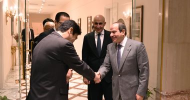 الرئيس السيسى يشيد بمساهمة اليابان البارزة بمشروع المتحف المصرى الكبير