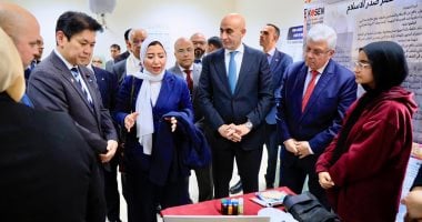 وزيرا التعليم يستقبلان وزير التعليم الياباني بمعهد كوزن المصري الياباني