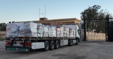 الهلال الأحمر المصرى يدفع قافلة زاد العزة الـ117 بحمولة 8 آلاف طن مساعدات