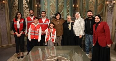 صاحبة السعادة تسلط الضوء على جهود الأكاديمية العسكرية والهلال الأحمر