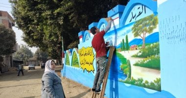 مبادرة لتجميل مدينة العياط ومداخل القرى التابعة لها.. صور