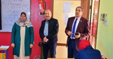 السكرتير المساعد لمحافظة جنوب سيناء يتفقد لجان امتحانات الشهادة الإعدادية 