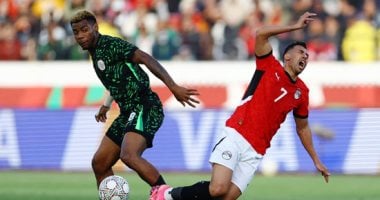 التعادل السلبي يحسم الشوط الأول بين مصر ونيجيريا فى أمم أفريقيا.. صور 