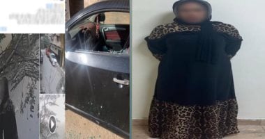 اعتداء غريب ببورسعيد.. سيدة تلقي الحجارة على سيارة وتثير الرعب بالشارع (فيديو)