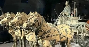 اكتشاف عربات عمرها 2200 عام فى ضريح قديم بالصين