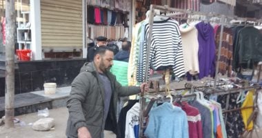 حملة لإزالة الإشغالات بشارع الجلاء والشوارع المحيطة بالمنصورة