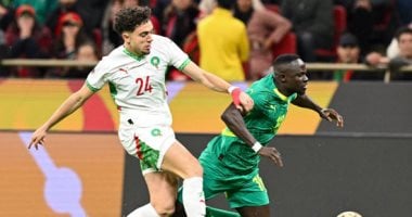 جانب من مباراة السنغال ضد المغرب في كأس أمم أفريقيا 2025