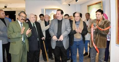 افتتاح معرضى فكرى سليمان وعاطف طلبة بجاليرى ضى المهندسين.. صور