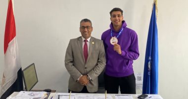 طالب بجامعة قناة السويس يحصد برونزية الدوري العالمي للكاراتيه بجورجيا