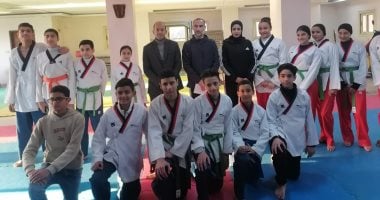 لاعبو تايكوندو المشروع القومي للموهبة بمركز دسوق يجتازون اختبار الأحزمة