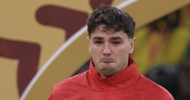 إبراهيم دياز يعتذر ويذرف الدموع فى غرفة ملابس المغرب بعد إهدار ركلة الجزاء