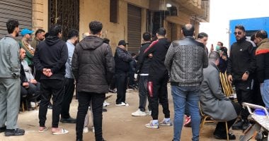  انتظار جثمان والدة رضا البحراوى