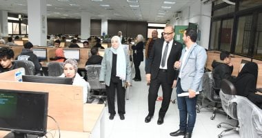 متابعة ميدانية لامتحانات كلية التمريض بجامعة الإسماعيلية الأهلية